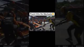 Oscar Piastri Scary Moment During Pit Stop 🤔 f1 formula1 oscarpiastri [upl. by Jandy]