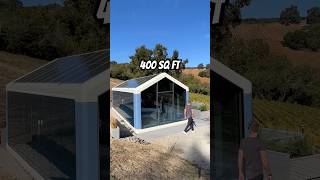 Inside a 400 sq ft off grid Prefab Home hometour home prefabhouse [upl. by Nyltyak]