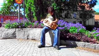 Groddalira  Swedish Hurdy Gurdy Improv model from Fleringe Grodda Gotland [upl. by Yrevi187]