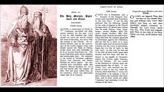 Apr 22  Saint Soteris  Pope  Martyr  0177  Rome [upl. by Alel]