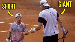 Tennis CRAZIEST Doubles Match Youve NEVER SEEN John Isner amp Diego Schwartzman [upl. by Karoly]