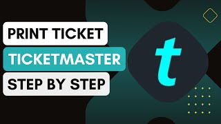 How Do I Print My Tickets From Ticketmaster UK [upl. by Surtimed]