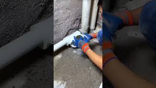 Bathroom drainage pipe renovation construction plumbingdrainageplumbingsolutions [upl. by Bertine489]