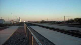 MUST SEE Union Pacific SD70Ace pulls a intermodal with a C45CCTE DPU GOING 70MPH [upl. by Lenee]