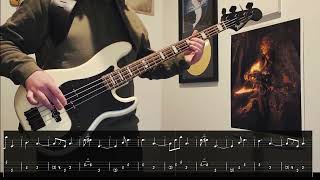 Opeth  Harvest  Bass Cover wTabs [upl. by Ahseram]