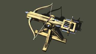 Animated Medieval Ballista [upl. by Krasner648]