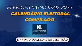 Calendário Eleitoral 2024  Download [upl. by Sikko]