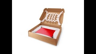 Caja con espuma para portátiles o pantallas [upl. by Michaela]