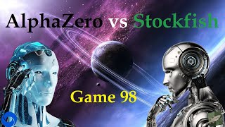 Alphazero vs Stockfish Game 98 [upl. by Akeit]