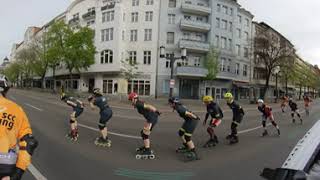 Berlin Half Marathon Inline Skating 2024  360° draggable All round view [upl. by Leen]