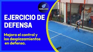 👉CLASES DE PADEL  MEJORA EL CONTROL EN DEFENSA✅ [upl. by Garold]