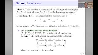 Toda brackets in nangulated categories  Martin Frankland University of Regina [upl. by Macdonald]