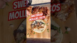 Sweetbreads Mollejas Tacos Cooked On Santa Maria Grill [upl. by Ihab620]