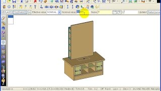 TopSolid Wood tutorial  TV Cabinet 110 Change Base [upl. by Baptlsta591]