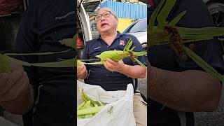 MustTry Steamed Corn Crackers When Visiting Malaysia  Malaysian Street Food shorts [upl. by Valentine]