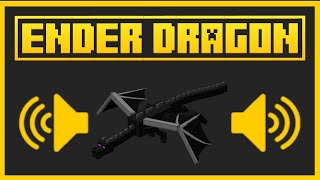 🟨 ALL EFFECTS SOUNDS OF THE ENDER DRAGON  Minecraft Bedrock amp Java 🟨 [upl. by Willabella369]