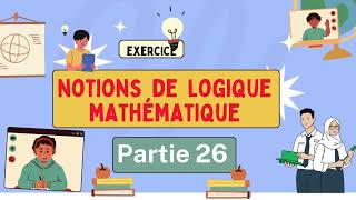 p26math1bacLogiqueexercice11 Raisonnement par équivalence successive  SM SEX [upl. by Khudari]