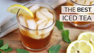 THE BEST ICED TEA  how to make cold brew iced tea [upl. by Osmond]