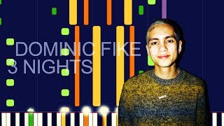 Dominic Fike  3 NIGHTS PRO MIDI REMAKE  quotin the style ofquot [upl. by Hepza]