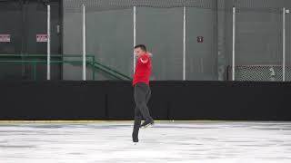 Cy Morales  Novice Men Short Program  2025 Midwestern Sectional Singles Final [upl. by Nutsud144]