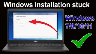 Windows installation stuck in setup is copying files  Windows 7 stuck at Copying windows files 2024 [upl. by Artkele]