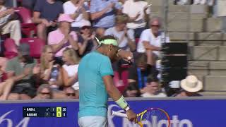 Rafael Nadal  Hot Shot  Nordea Open  Båstad  20240719 [upl. by Anileba]