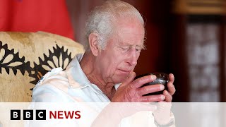 King Charles drinks kava during ritual in Samoa  BBC News [upl. by Weinhardt]