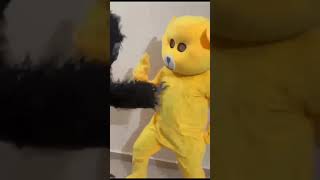 Dil dhak se ho gya funny comedy teddy prank gorilla fun shorts teddyinpublic reactions [upl. by Monjan834]