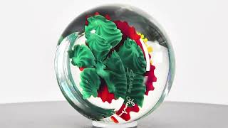 Glass Paperweight Auction 88 Lot 275 [upl. by Kolosick606]