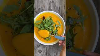 Beste Kürbissuppe 🧡🎃 Veganes Rezept Mrs Flury shorts [upl. by Ydahs]