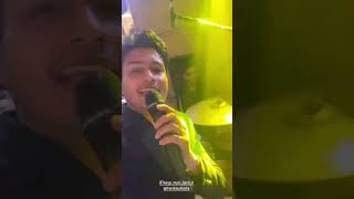 ලවන් සිංදු කියන හැටි ❤🥰  Lavan abhishek sing song live performance [upl. by Imorej]