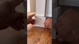 Good idea for Baseboard installation 👉 Gpr3Carpentry🔨 construction tips carpentry viral diy [upl. by Sanfourd843]