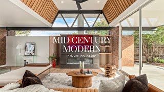 Inside One of Denvers Luxury MidCentury Modern Homes  Open House Edition [upl. by Annotahs452]