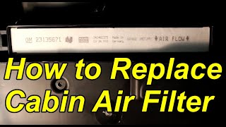 HOW TO Replace your Cabin Air Filter on a 20152022 Colorado  Canyon Easy [upl. by Aillemac]