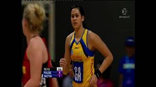 Pulse vs Tactix  ANZ Netball 2010 round 10 [upl. by Sesmar196]