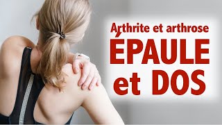 Arthrite et arthrose des exercices pour soigner lépaule et le dos niveau débutant [upl. by Atilam]