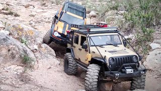 JEEP WRANGLER RGT 86110 HB R1001 BRONCO RC CRAWLER [upl. by Nodnas]