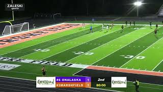 6 Onalaska Hilltoppers at 3 Marshfield Tigers  2024 WIAA Boys Soccer Playoffs  Zaleski Sports [upl. by Eylrac]