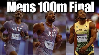 How Noah Lyles Kishane Thompson amp Fred Kerley Led the DEEPEST 100m Race in History at the Olympics [upl. by Rennug]