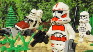 A Clone Trooper Battlepack Tale  Lego Star Wars Stop Motion [upl. by Yauqaj503]