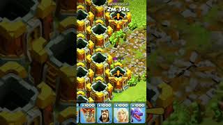 Goblins Attack Gold Storage  clashofclans game shorts [upl. by Janot]