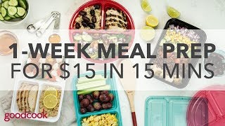 1Week Meal Prep for 15 in 15 Minutes [upl. by Woolcott]