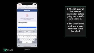 Mimicking Native iOS Behavior in Facebook Phishing Campaign [upl. by Uni]