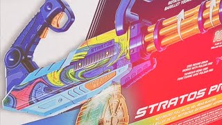 GEL BLASTER REVIEW HYDRO STRIKE STRATOS PRO ROTATING BARREL FULL AUTO BLASTER ROCKS [upl. by Ebocaj]