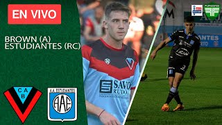 BROWN DE ADROGUÉ vs ESTUDIANTES DE RÍO DE CUARTO  RELATO EMOCIONANTE  PRIMERA NACIONAL [upl. by Nrobyalc]