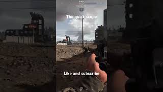 The quick scope  hell let loose shorts short gaming war russia fps shooting sniper [upl. by Mikol95]