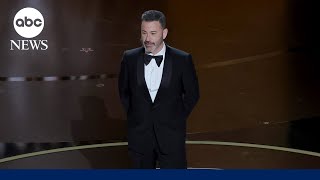 Oscars 2024 Watch Jimmy Kimmels opening monologue for the 96th Academy Awards [upl. by Eah]