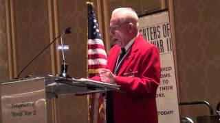 Don Graves Sings The National Anthem at Veterans Day Luncheon 111113 [upl. by Yadroc]