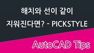 해치를 선택하면 경계가 같이 지워진다  PICKSTYLE [upl. by Keiko]