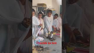 Test of chloride [upl. by Elbas]